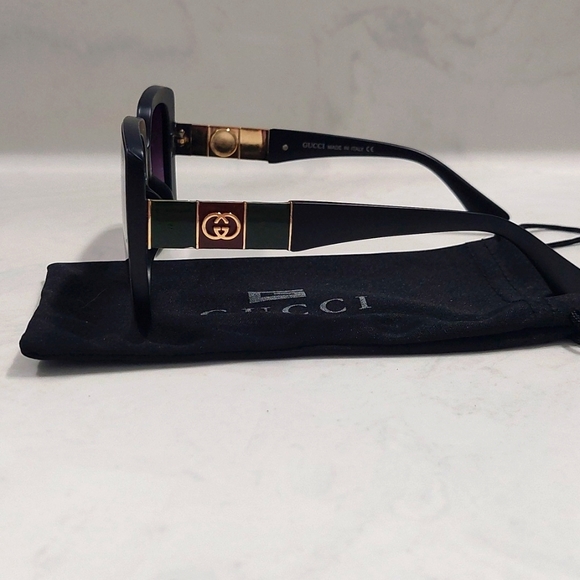 Matte Black GG Sunnies - Picture 3 of 6